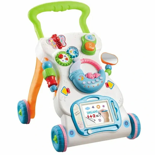 Interactive Sit-to-Stand Learning Walker with Drawing Board