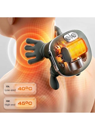 Smart Neck and Shoulder Massager – Wireless Deep Tissue 4D Kneading Massage Device with Heat & 3-Speed Adjustment