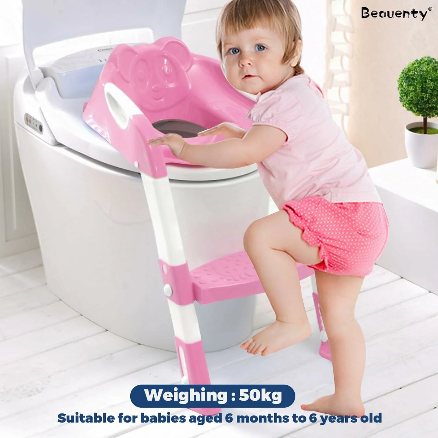 Baby Toilet Training Seat with Step Stool Ladder