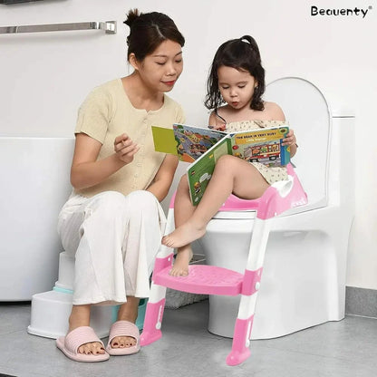 Baby Toilet Training Seat with Step Stool Ladder