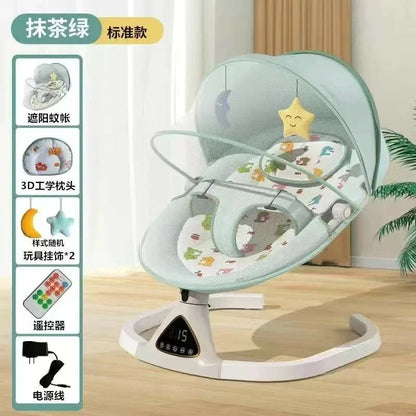 Smart Electric Baby Swing & Rocker with Remote Control