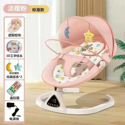 Smart Electric Baby Swing & Rocker with Remote Control