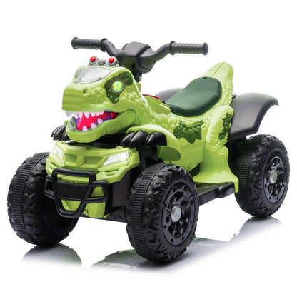 Kids Premium 12V Dinosaur Electric ATV Bluetooth & LED Lights