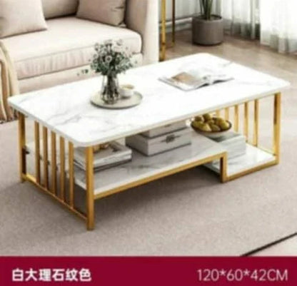 Elegant Marble 2-Tier center Table