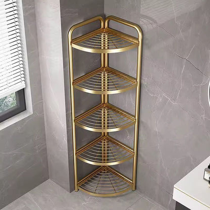 Kitchen or Bathroom Corner Folding Storage Rack