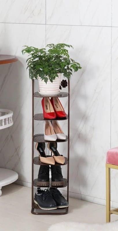 Multi-Tier Shoe Rack - Space-Saving Open Shelf Cabinet for Entryway Hallway Bedroom - Stylish Storage Solution for Shoes and Accessories
