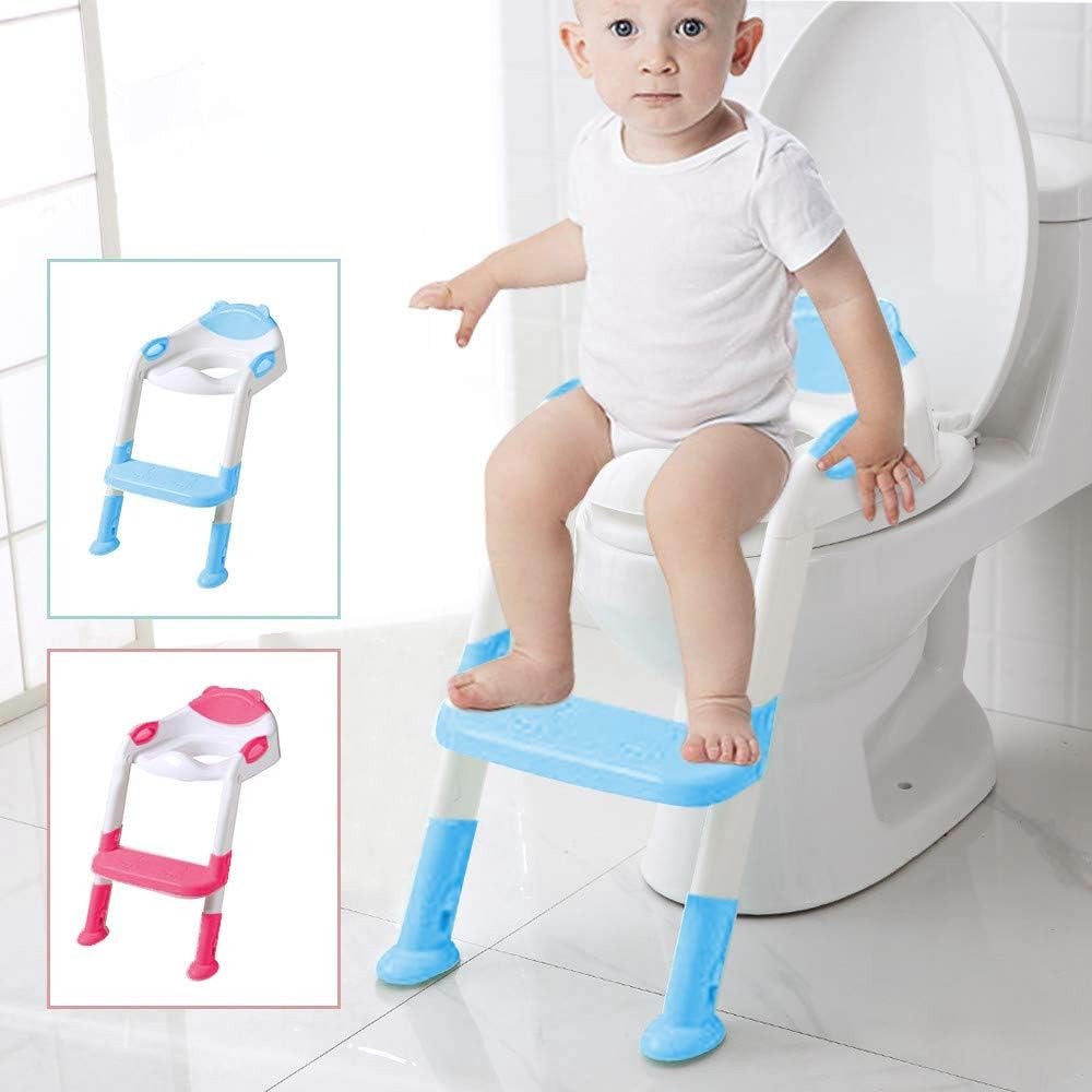 Kids Folding Toilet Seat With Ladder