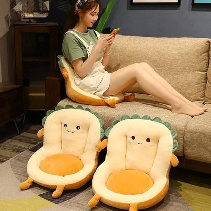 Lovely Floor Cushion Soft Plushie Chair Sofa Butt Pad With Funny Details Floor Mat For Office Dining And Car Chair Accessory