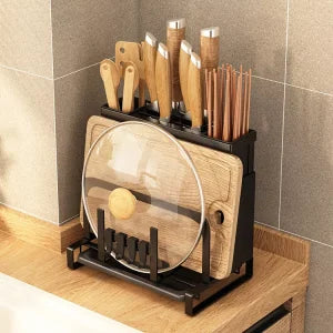 KITCHEN UTENSIL HOLDER, WALL MOUNT & COUNTERTOP KITCHEN ORGANISER