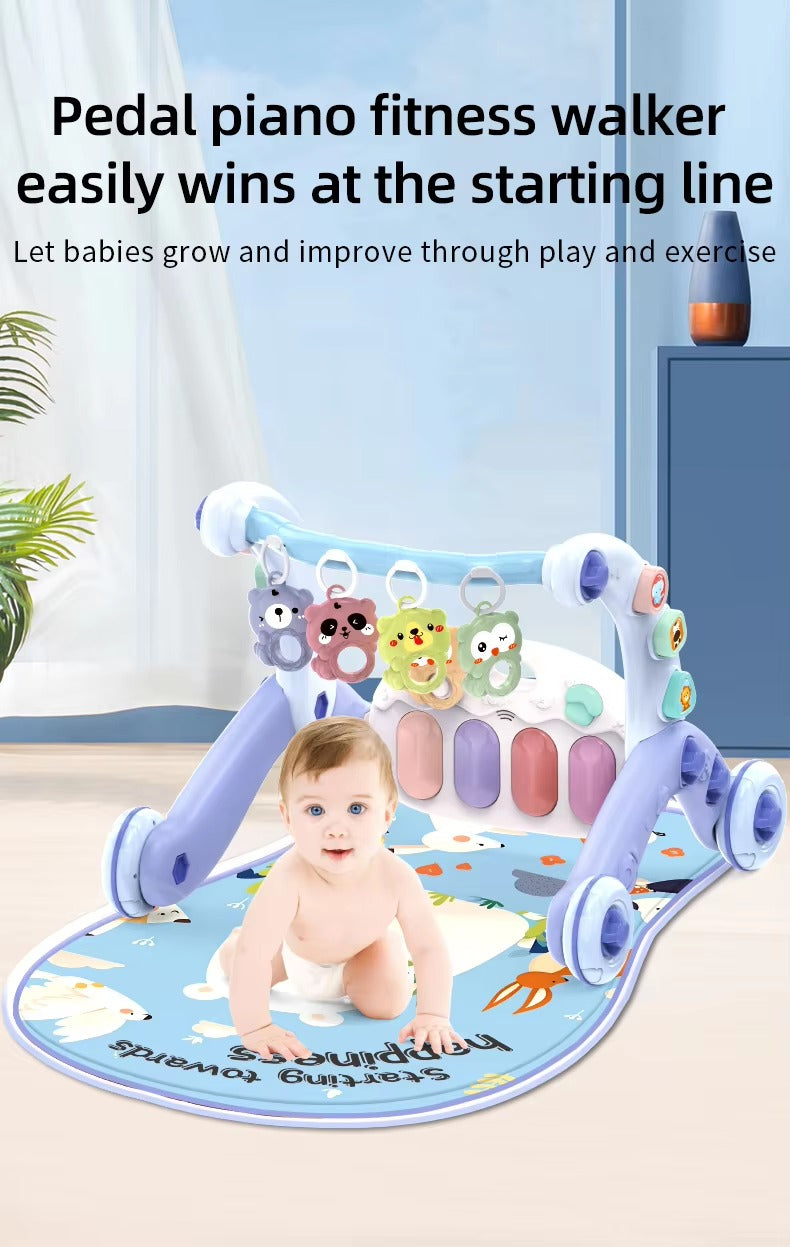 Baby Activity Gym & Push Walker