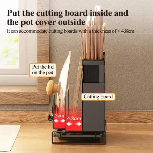 KITCHEN UTENSIL HOLDER, WALL MOUNT & COUNTERTOP KITCHEN ORGANISER