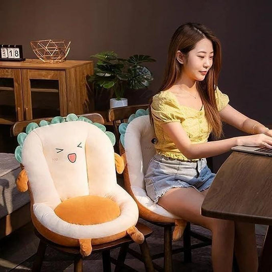 Lovely Floor Cushion Soft Plushie Chair Sofa Butt Pad With Funny Details Floor Mat For Office Dining And Car Chair Accessory