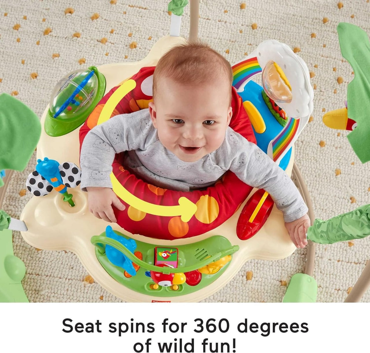 Baby Jumper 3-in-1 Baby Swing Body-building Rocking Chair