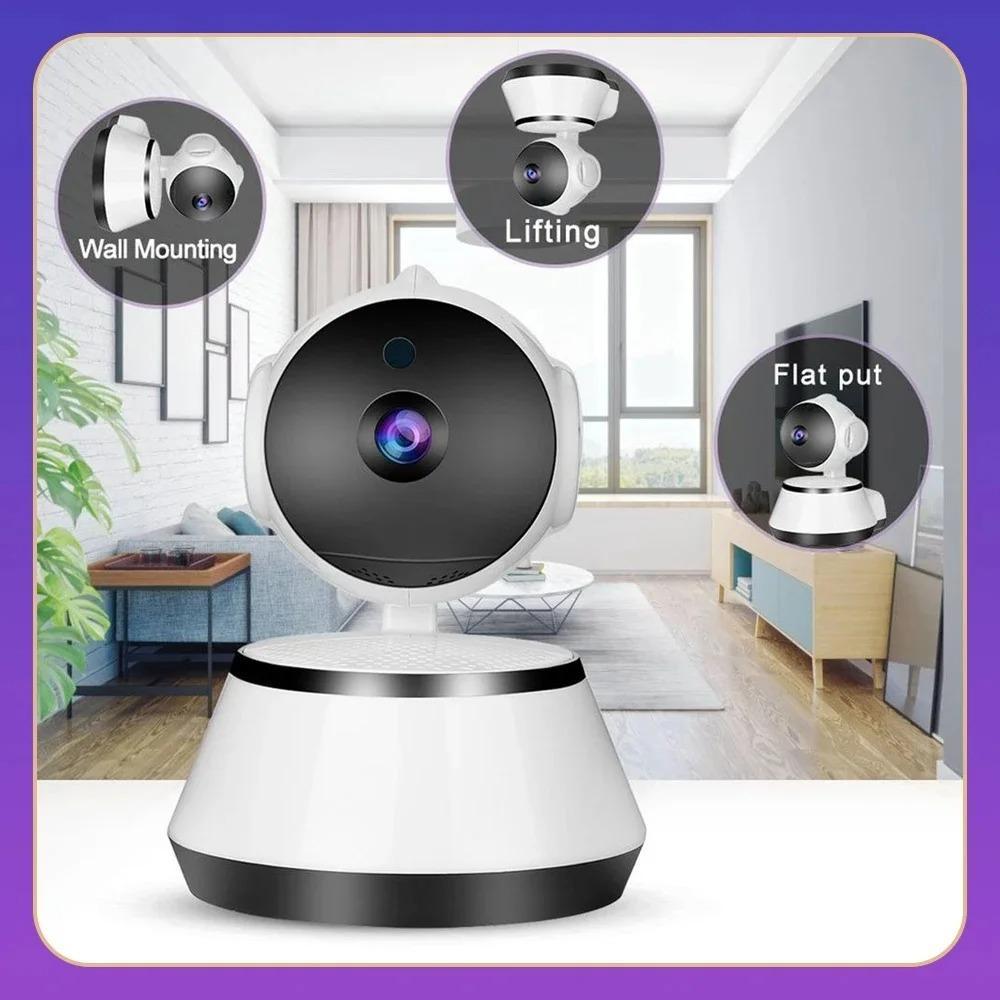 Popular Mini Home Security Camera HD 720P 1.0MP 360 Degree Mini Robot Baby Monitor V380 WiFi IP Camera