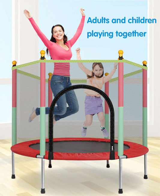 Kids Bouncer Baby Jumper Indoor Trampoline Baby Children Bouncers with Guardrail Fitness Adult Trampoline Kid Jumpers