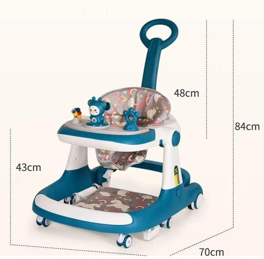 Multi-Functional Anti-Flip Baby Stroller Baby Walker Can Sit and Push Starting Car