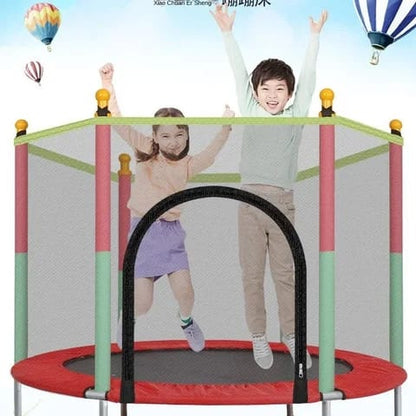 Kids Bouncer Baby Jumper Indoor Trampoline Baby Children Bouncers with Guardrail Fitness Adult Trampoline Kid Jumpers
