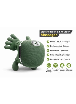 Smart Neck and Shoulder Massager – Wireless Deep Tissue 4D Kneading Massage Device with Heat & 3-Speed Adjustment